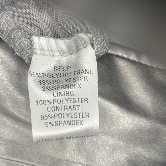 Valentina Metallic PU Corset Bodysuit - Silver. NWT Size Small - Picture 8 of 10